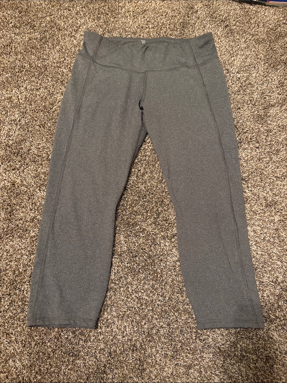 Gray Active Capri Leggings All In Motion